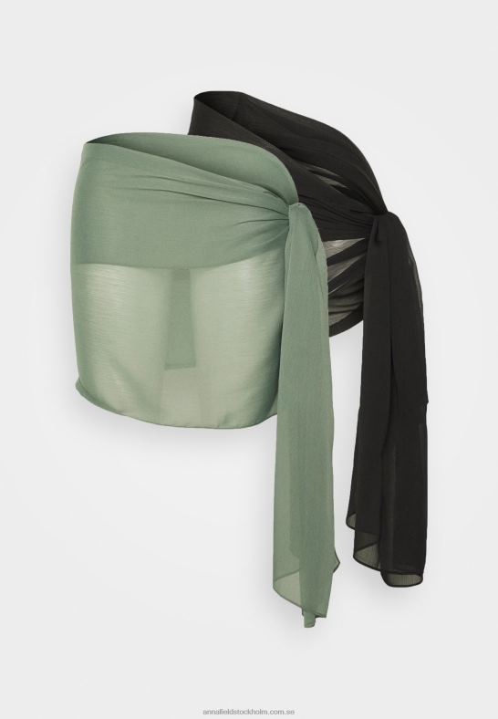 2-pack strandtillbehör khaki/svart Anna Field 42BF6750 kvinnor