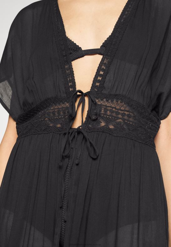 broderad cover up 802 svart strandtillbehör 802 svart Anna Field 42BF6739 kvinnor