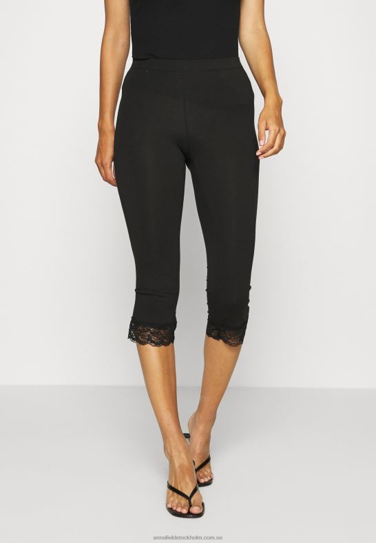 2-pack leggings byxor mörkblå/svart Anna Field 42BF6653 kvinnor