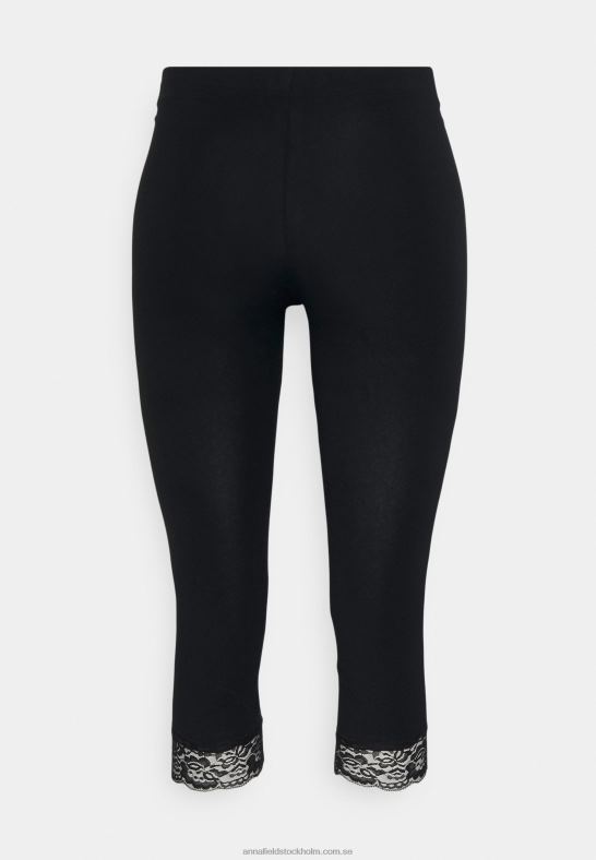 2-pack leggings byxor svart Anna Field 42BF6656 kvinnor