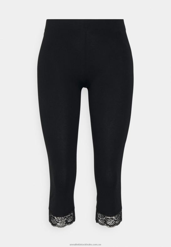 2-pack leggings byxor svart Anna Field 42BF6656 kvinnor