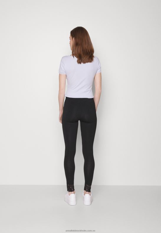 2-pack leggings byxor svart/mörkblå Anna Field 42BF6657 kvinnor