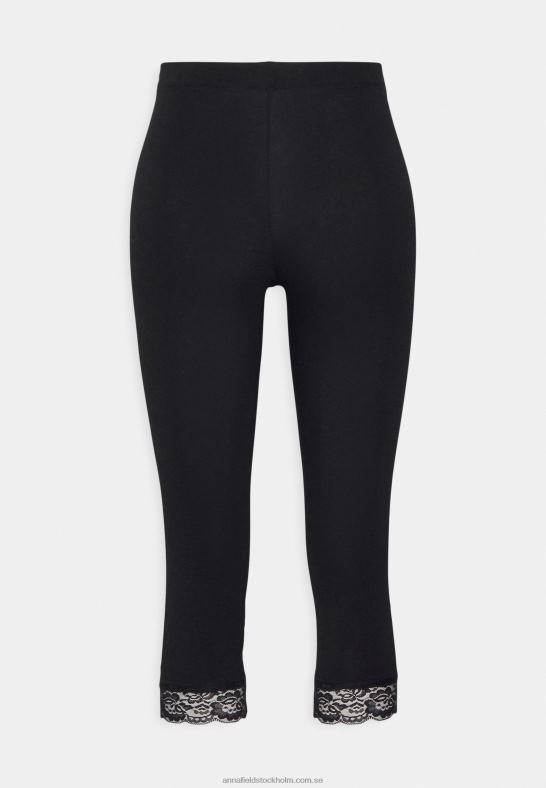 2-pack leggings byxor svart/vit Anna Field 42BF6661 kvinnor