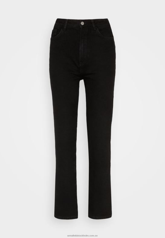 jeans med raka ben svart denim Anna Field 42BF6665 kvinnor