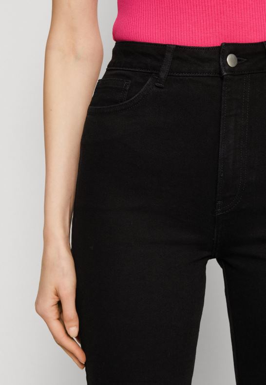 jeans med raka ben svart denim Anna Field 42BF6665 kvinnor