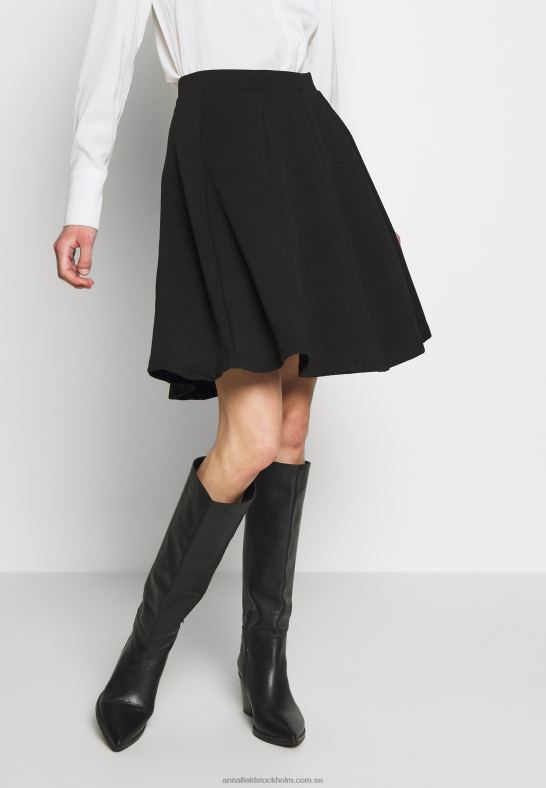 basic mini a-line kjol minikjol svart Anna Field 42BF6791 kvinnor