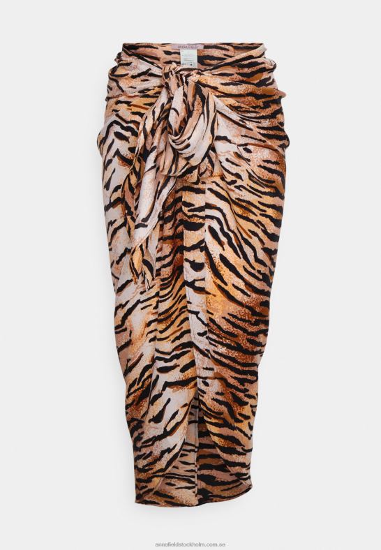 geo print sarong 917 flerfärgad omlottkjol flerfärgad Anna Field 42BF6812 kvinnor