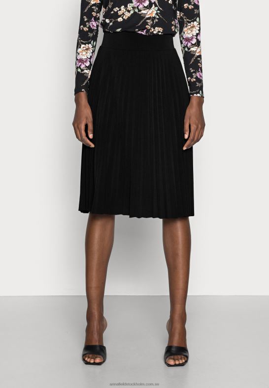 plisse a-line minikjol a-line kjol svart Anna Field 42BF6776 kvinnor