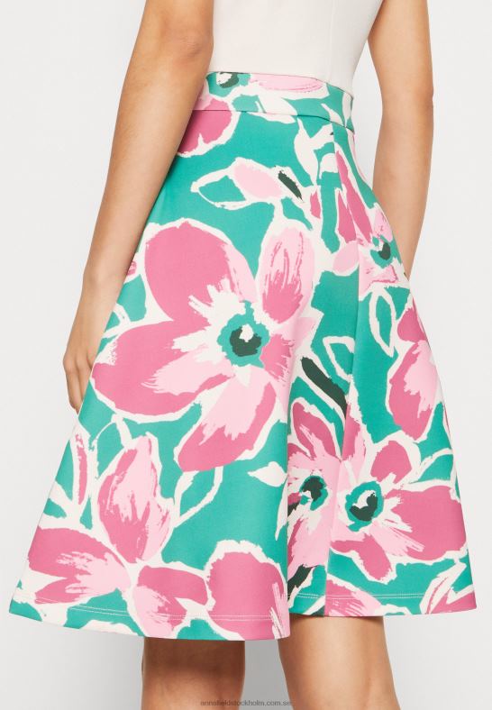 jeansklänning vit/grön/rosa Anna Field 42BF668 kvinnor