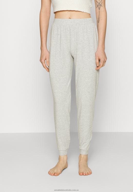 2-pack pyjamastrosor rosa/grå Anna Field 42BF61076 kvinnor
