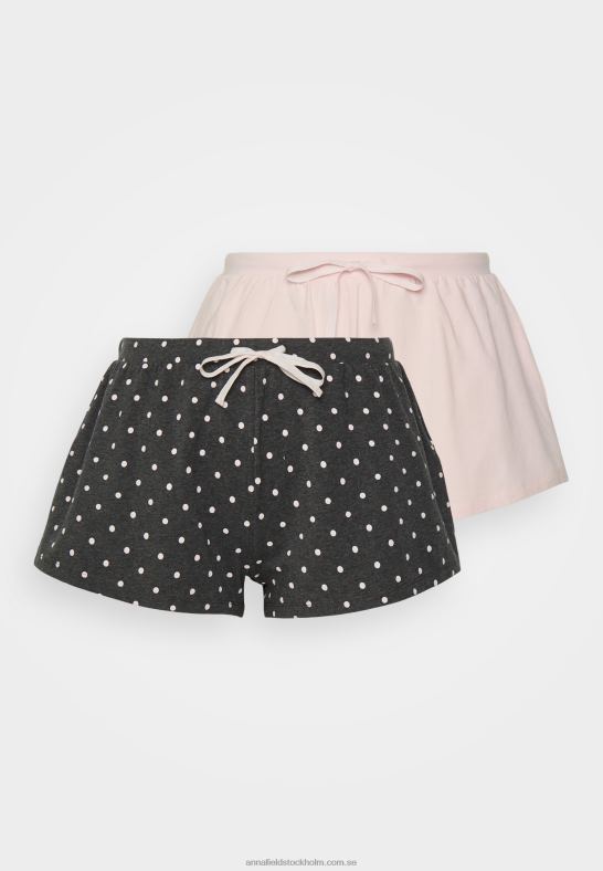 kort 2-pack pyjamastrosor rosa Anna Field 42BF61061 kvinnor