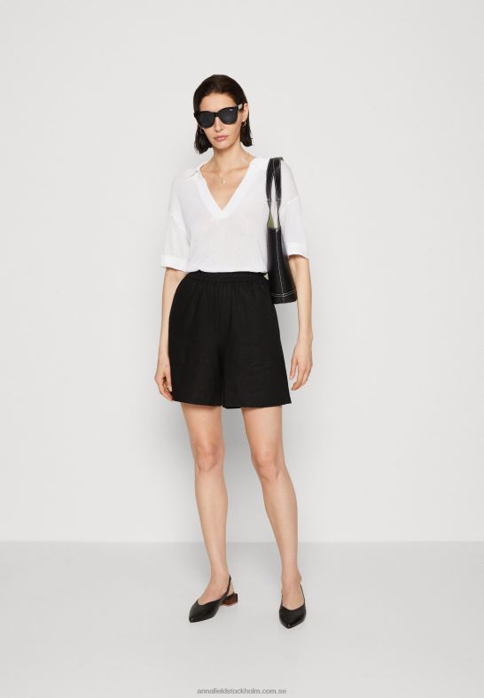 linne mix shorts svarta Anna Field 42BF6858 kvinnor