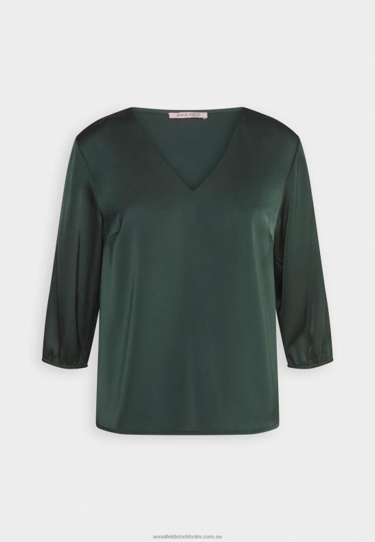 blus mörkgrön Anna Field 42BF6696 kvinnor