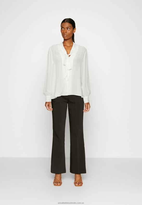 button-down blus benvit Anna Field 42BF6673 kvinnor