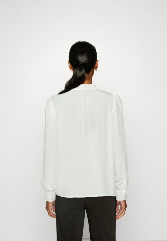 button-down blus benvit Anna Field 42BF6673 kvinnor