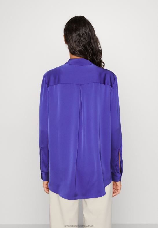 button-down blus mörkblå Anna Field 42BF6674 kvinnor
