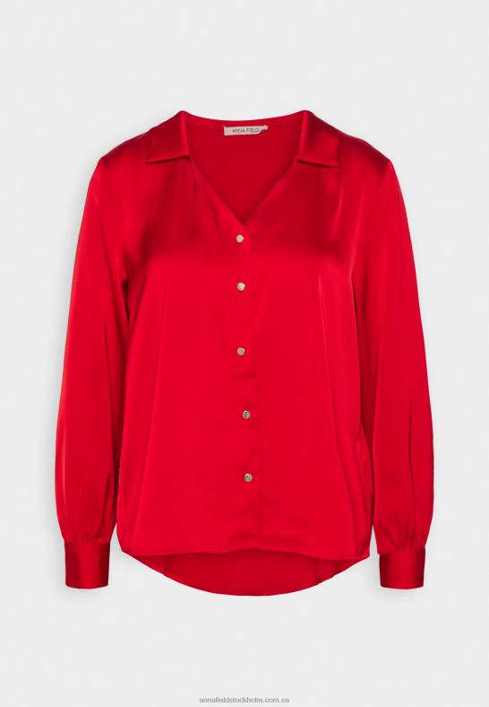button-down blus röd Anna Field 42BF6678 kvinnor
