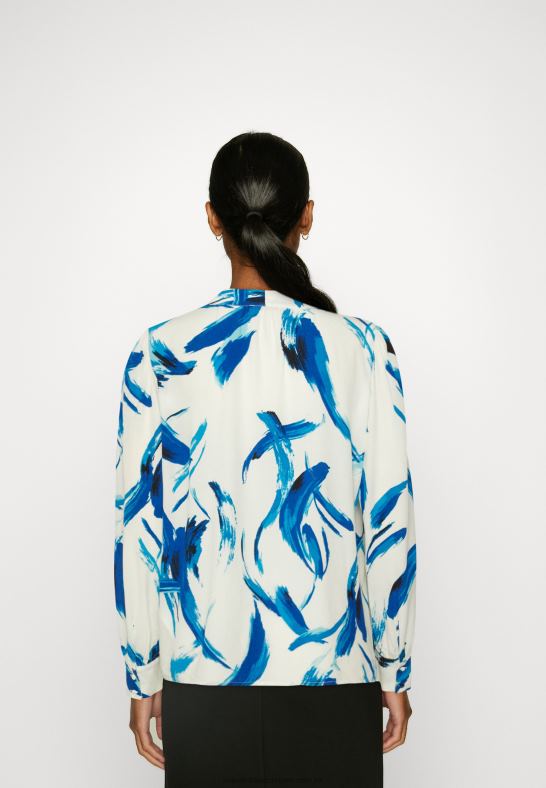 button-down blus vit, blå Anna Field 42BF6679 kvinnor