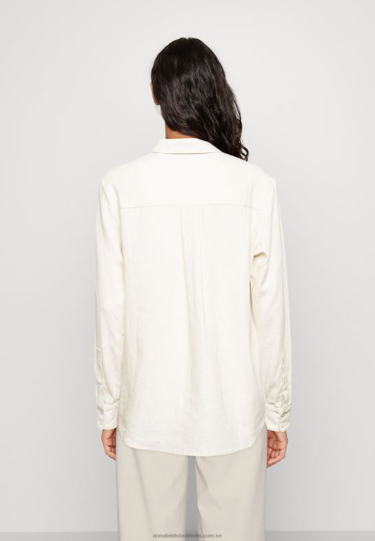 linnemix button down blus button down blus beige Anna Field 42BF6680 kvinnor