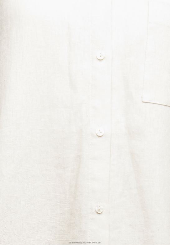 linnemix button down blus button down blus beige Anna Field 42BF6680 kvinnor