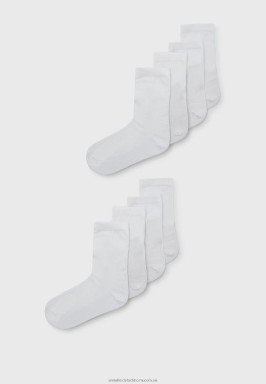 8-pack strumpor vita Anna Field 42BF61116 kvinnor