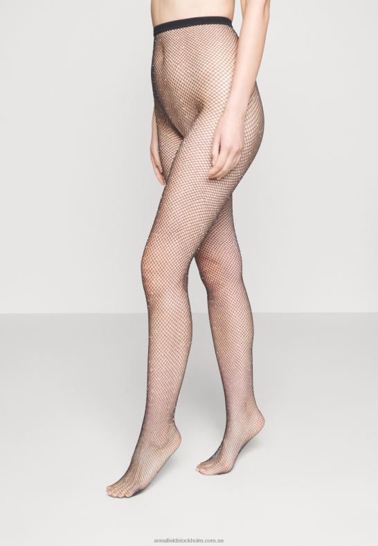 glittertights 2-pack strumpbyxor svarta Anna Field 42BF61112 kvinnor