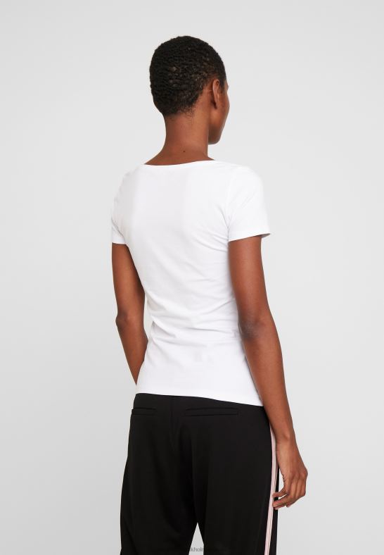 2-pack basic t-shirt svart/vit Anna Field 42BF6293 kvinnor