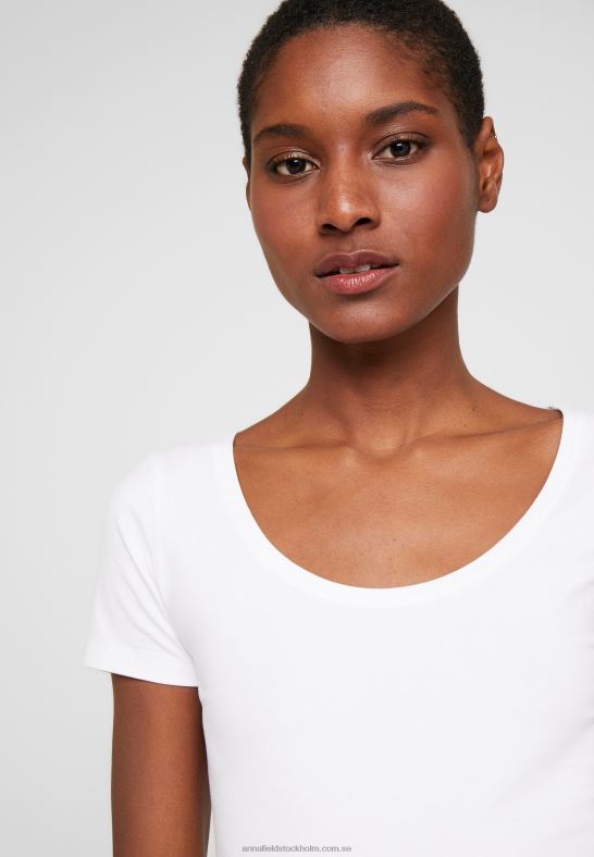 2-pack basic t-shirt svart/vit Anna Field 42BF6293 kvinnor