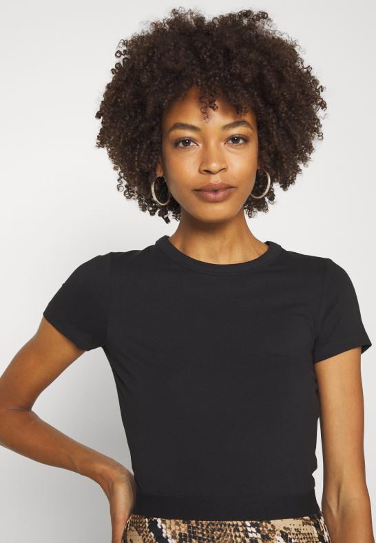 2-pack basic t-shirt vit/svart Anna Field 42BF6316 kvinnor