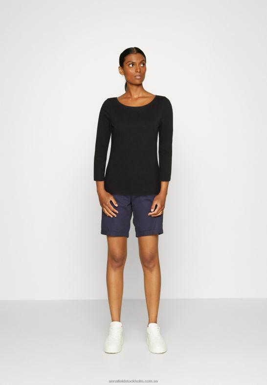 2-pack långärmad topp lila/svart Anna Field 42BF6561 kvinnor
