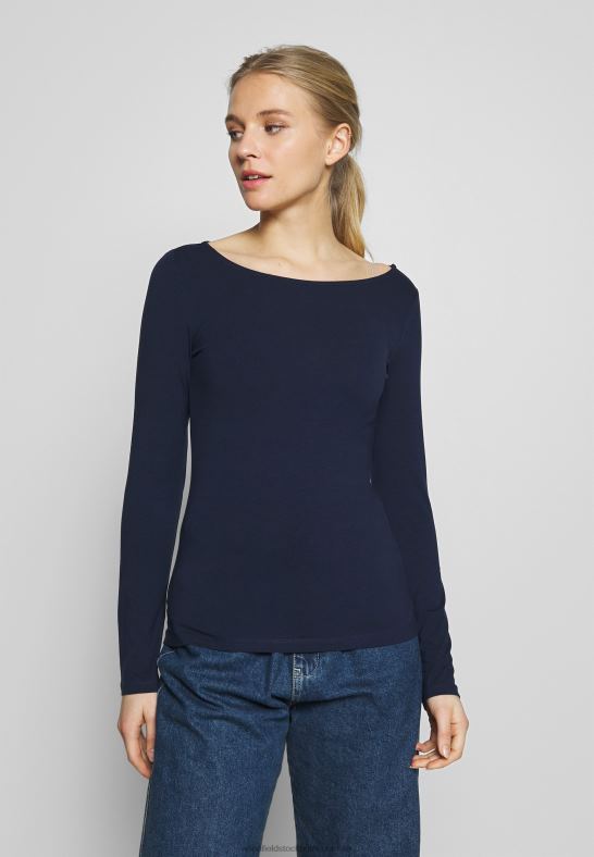2-pack långärmad topp maritim blå/vit Anna Field 42BF6539 kvinnor