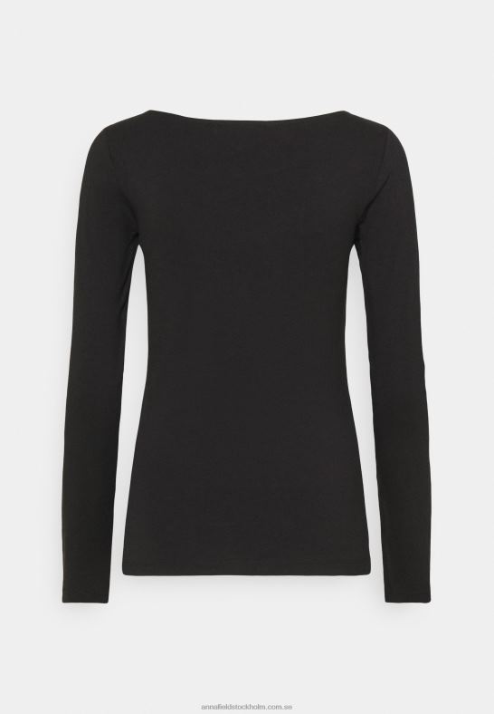 2-pack långärmad topp svart/grå melerad Anna Field 42BF6525 kvinnor