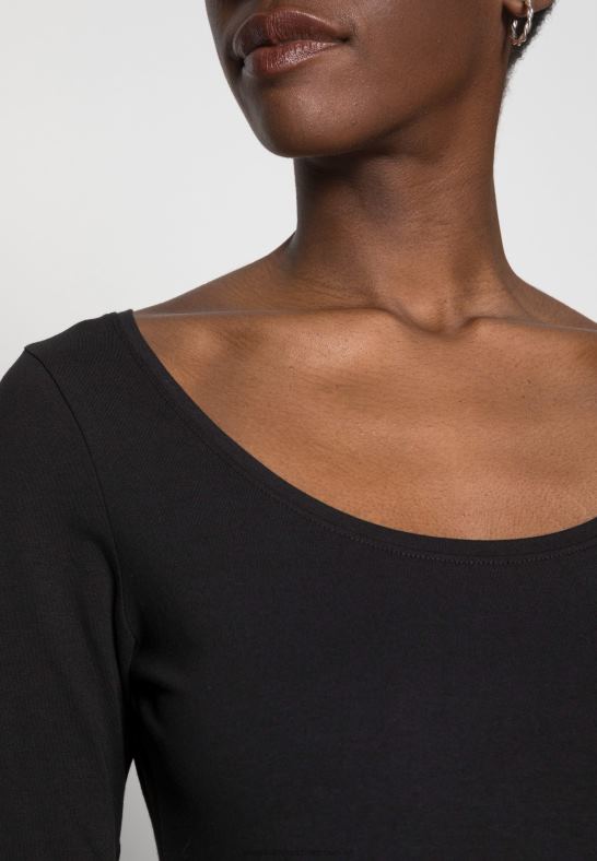 2-pack långärmad topp svart/svart Anna Field 42BF6524 kvinnor