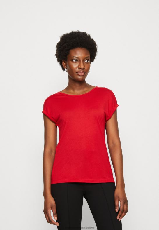 3-pack basic t-shirt beige/off-white/röd Anna Field 42BF6301 kvinnor