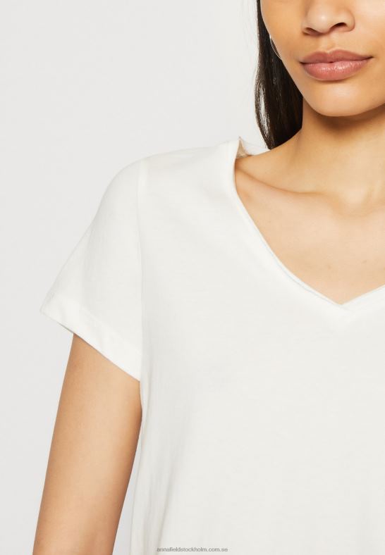 3-pack basic t-shirt mörkgul/lila/vit Anna Field 42BF6255 kvinnor