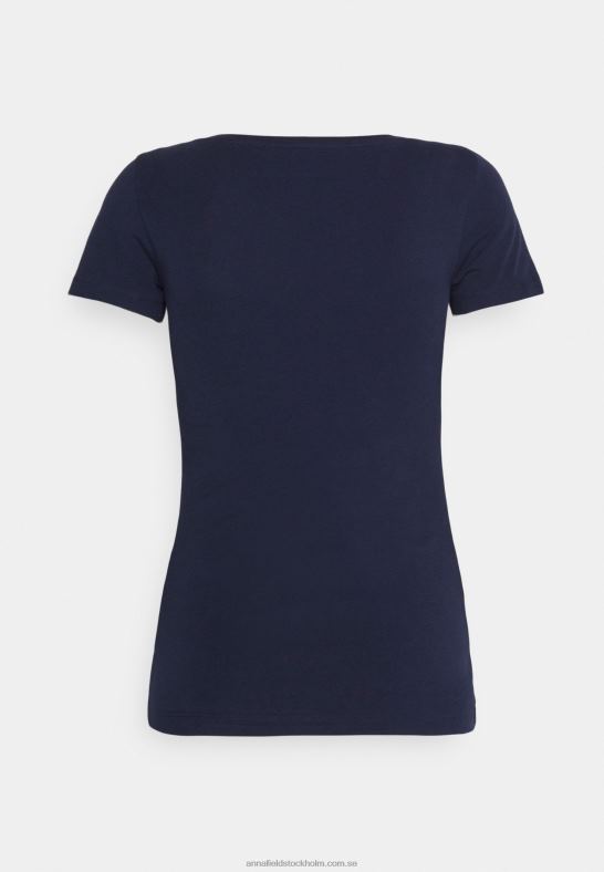 3-pack basic t-shirt mörkröd/mörkblå/vit Anna Field 42BF6330 kvinnor