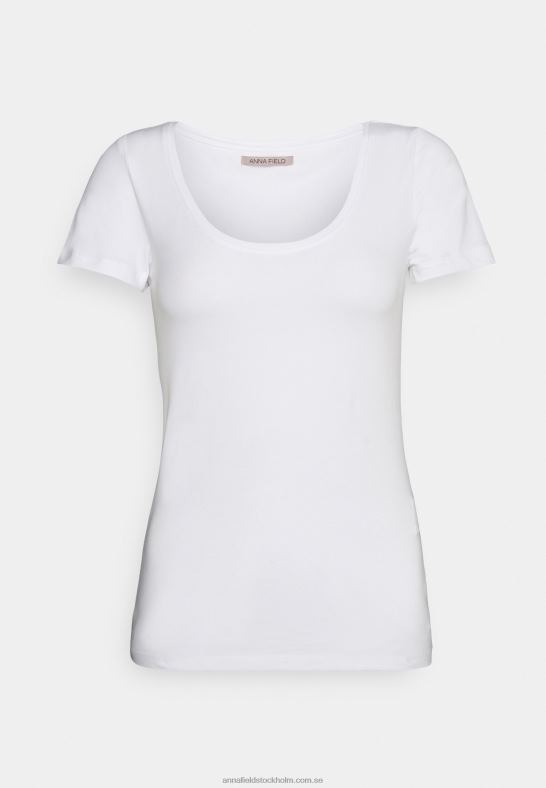 3-pack basic t-shirt mörkröd/mörkblå/vit Anna Field 42BF6330 kvinnor