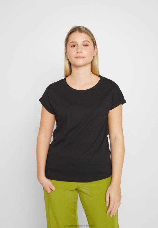 3-pack basic t-shirt mörkröd/vit/svart Anna Field 42BF6352 kvinnor