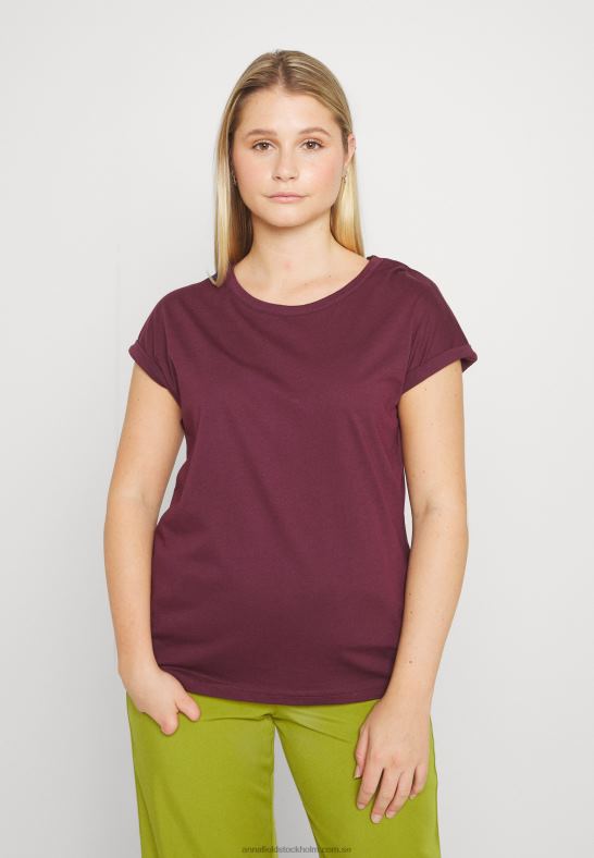 3-pack basic t-shirt mörkröd/vit/svart Anna Field 42BF6352 kvinnor