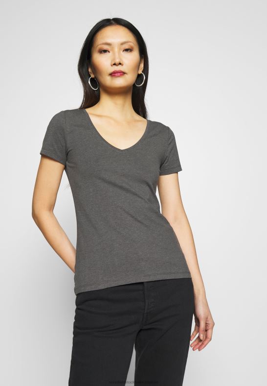 3-pack basic t-shirt svart, vit Anna Field 42BF6324 kvinnor