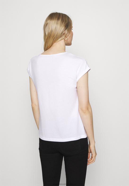 3-pack basic t-shirt svart/vit/mörkröd Anna Field 42BF6259 kvinnor