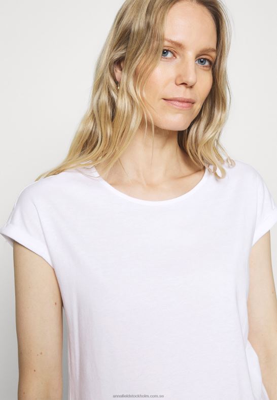 3-pack basic t-shirt svart/vit/mörkröd Anna Field 42BF6259 kvinnor