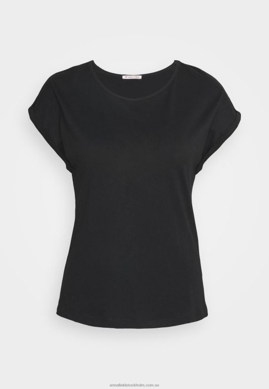 3-pack basic t-shirt svart/vit/melerad ljusgrå Anna Field 42BF6266 kvinnor