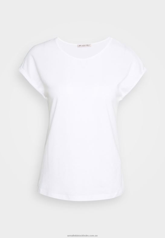 3-pack basic t-shirt svart/vit/melerad ljusgrå Anna Field 42BF6266 kvinnor