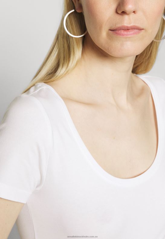 3-pack basic t-shirt vit Anna Field 42BF6328 kvinnor