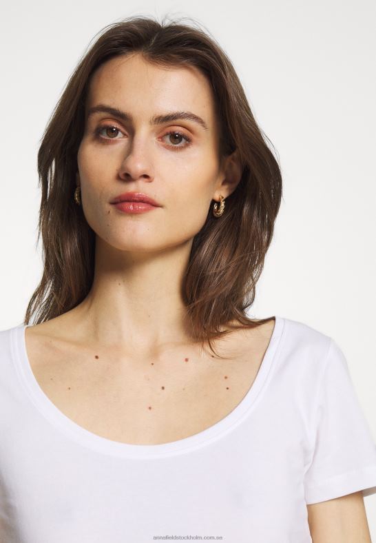 3-pack basic t-shirt vit/camel/svart Anna Field 42BF6380 kvinnor