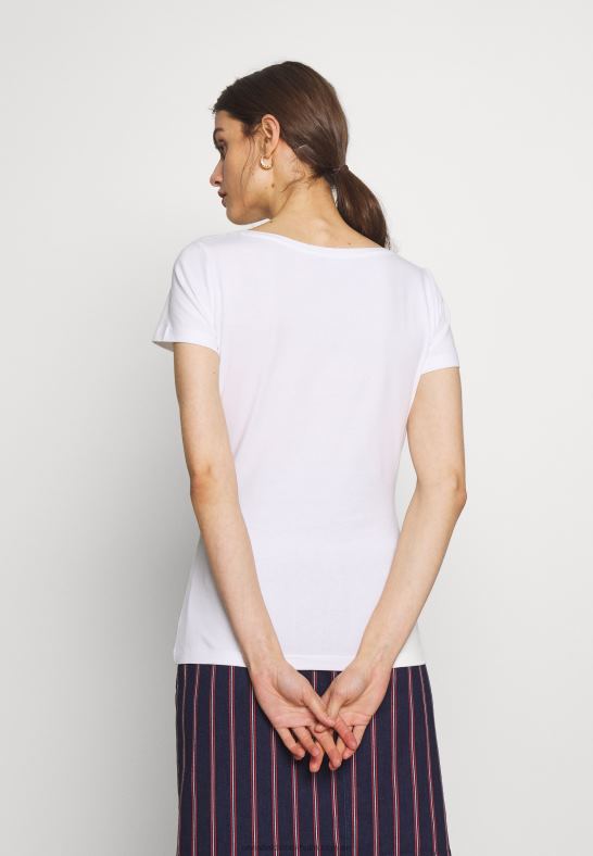 3-pack basic t-shirt vit/marinblå/ljusgrå melange Anna Field 42BF6271 kvinnor