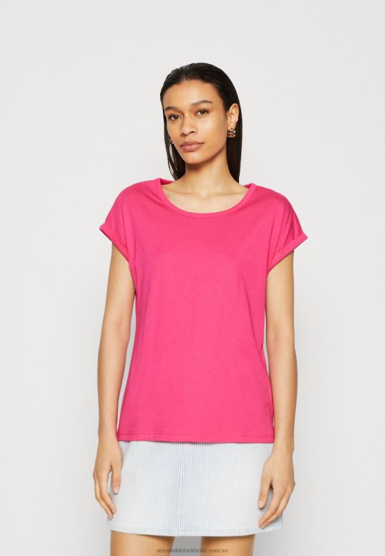 3-pack basic t-shirt vit/melerad ljusgrå Anna Field 42BF6344 kvinnor