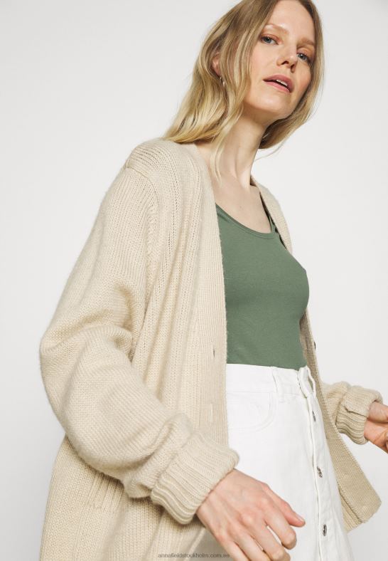 3-pack basic t-shirt vit/melerad ljusgrå/ljusgrön Anna Field 42BF6342 kvinnor