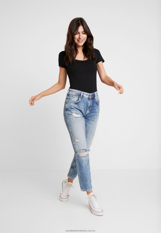3-pack basic t-shirt vit/svart/mörkgrå Anna Field 42BF6312 kvinnor